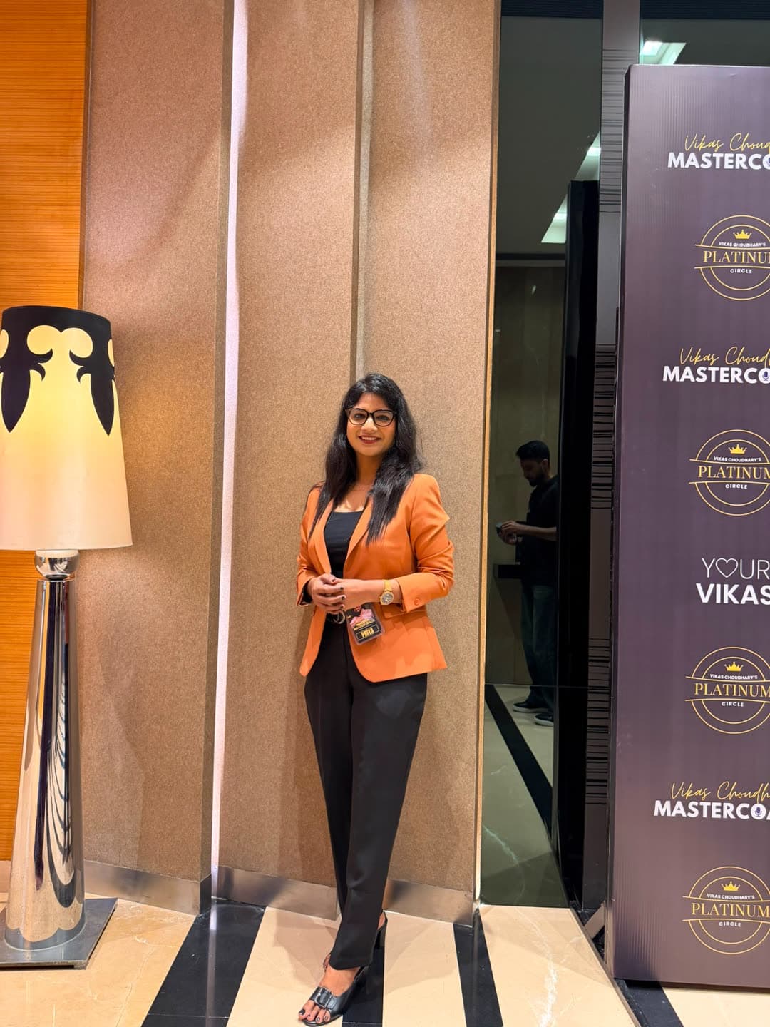 Priya Ashok at a professional coaching event